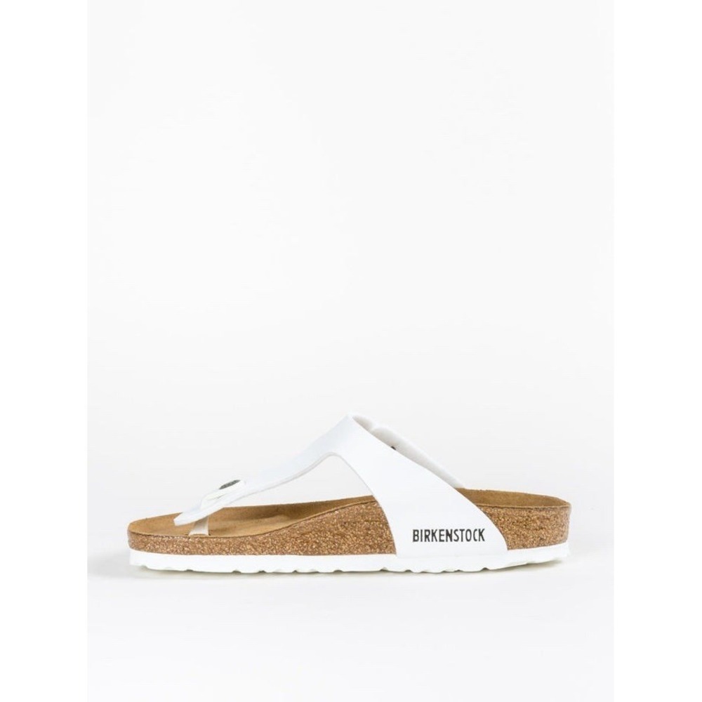 Birkenstock Gizeh BS White Men's EU 43/US 10 Regular Birko-Flor Sandals - Picture 2 of 6